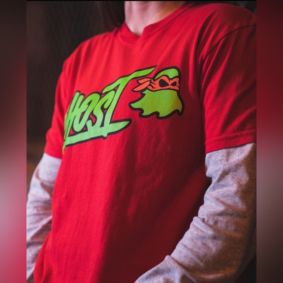 GhostLifestyle "Ghost X Teenage Mutant Ninja Turtle" (RAPHAEL) Tee - Picture 8 of 14